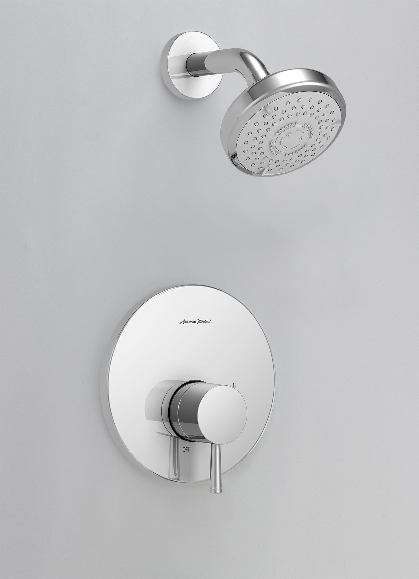 Serin 175 gpm 66 L min Tub and Shower Trim Kit With Water Saving 3 Function Shower Head Double Ceramic Pressure Balance Cartridge With Lever Handle CHROME
